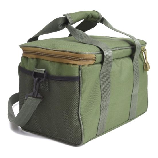 Fishing Tackle Bag Square Multi-pocket Smooth Zipper Adjustable Shoulder Strap Portable Large Capacity