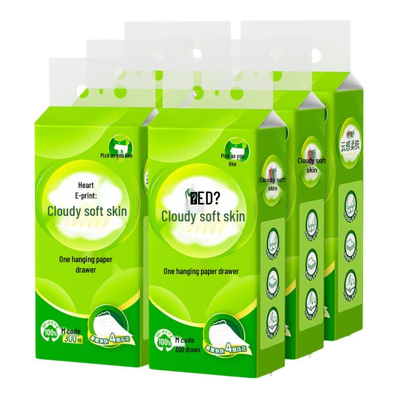 Heart Seal 4-Ply Hanging Facial Tissues