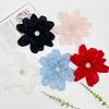 Handmade Diy Three-Dimensional Flower Accessories Chiffon Fabric Multi-Layer Three-Dimensional Large Flower Clothes Decoration Corsage Hot-Selling