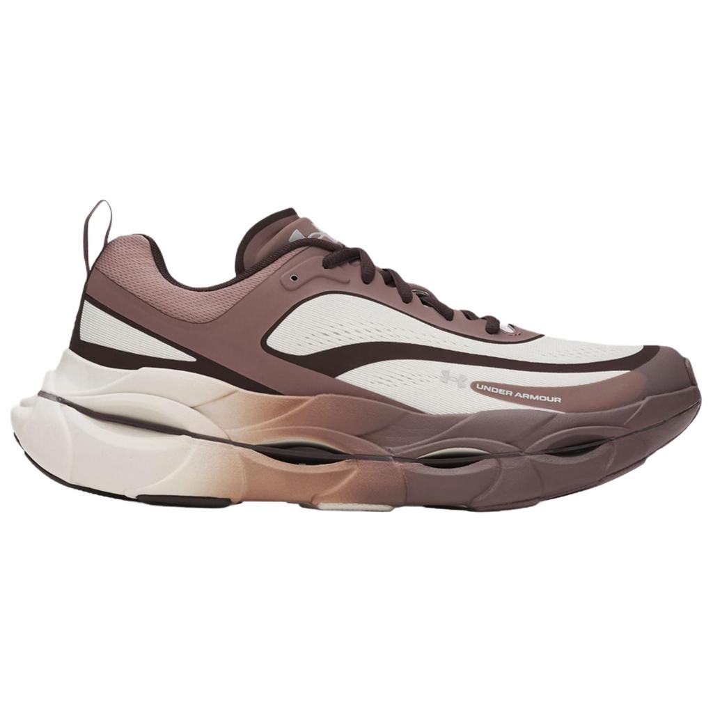 Under Armour Halo Racer Breathable Support Rebound Running Shoes Men's Brown White Sneakers 6007639-110