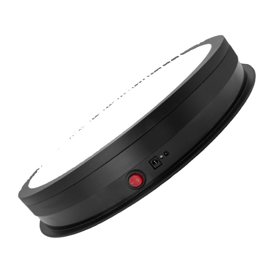 Rechargeable Remote-Control Rotating Display Stand with Colorful Lights for Live Streaming