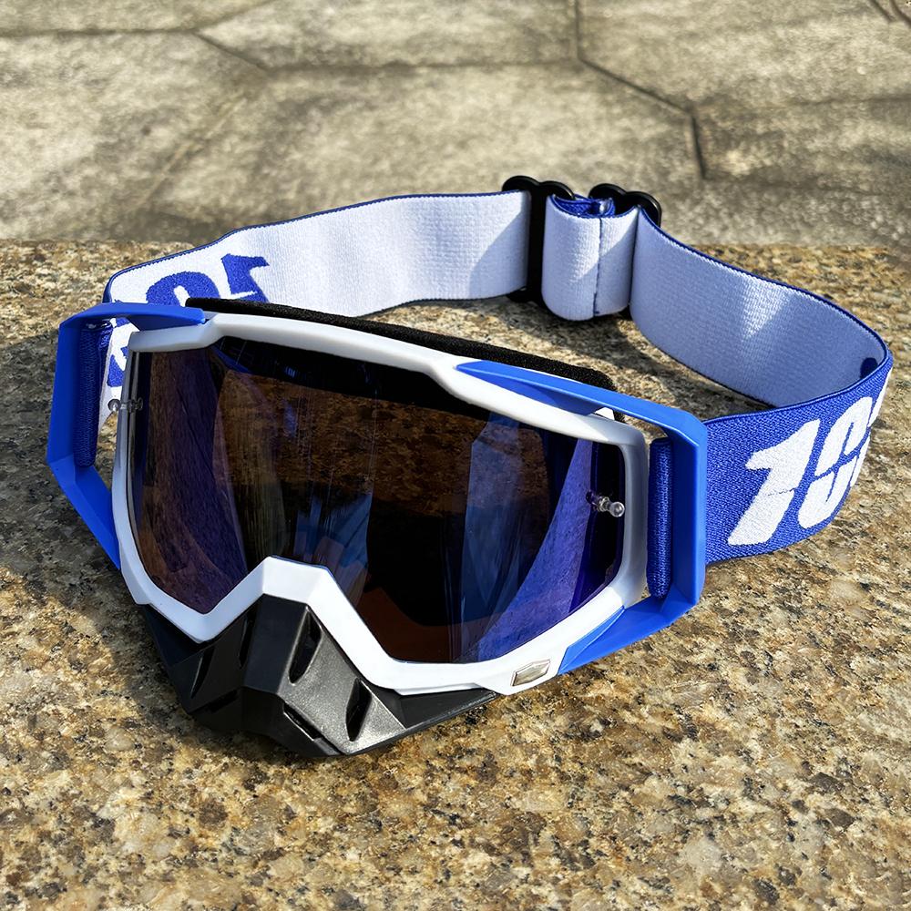 100 Off-road Goggles Motocross Glasses Motorcycle Sunglasses Man MTB ATV Mask Windproof Protection Skiing Cycling Racing Goggles