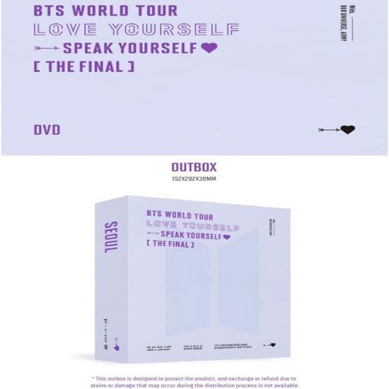 (2 GIFT) BTS - WORLD TOUR + LOVE YOURSELF SPEAK YOURSELF THE FINAL + DVD Ver.
