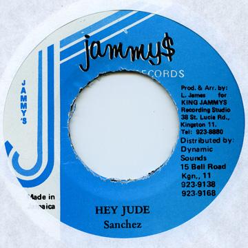 

7inch Record SANCHEZ - Hey Jude Jammys 1992 Jamaica Reggae, Ska & Dub