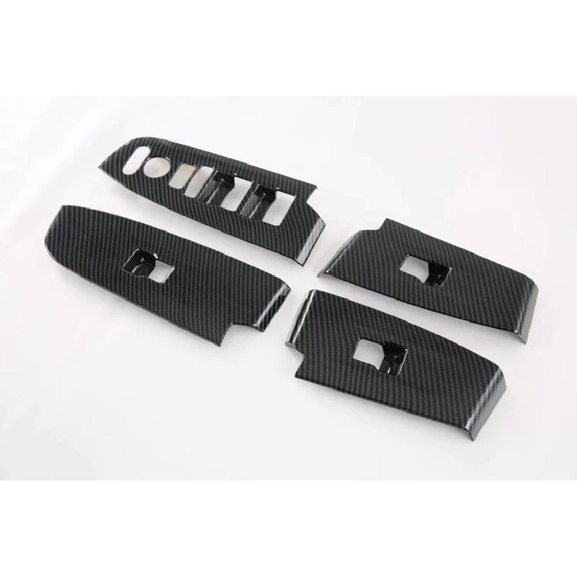 For Honda Vezel HR-V HRV    Inner Window Lift Switch Button Frame Covers Trims Pedal Sticker Car Styling Accessories