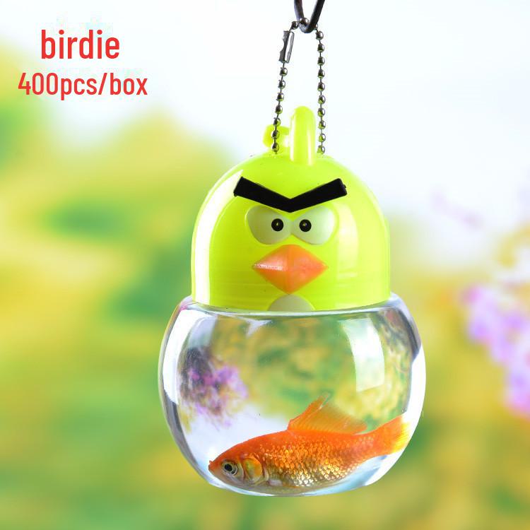 Compact Breathable Plastic Fish Tank with Air Hole for Small Fish or Turtles