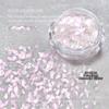 Heart Glitter Nail Art Glitter Flower Butterfly Pink Cherry Blossom Glitter Nail Art Mermaid Sequins Iridescent Prism