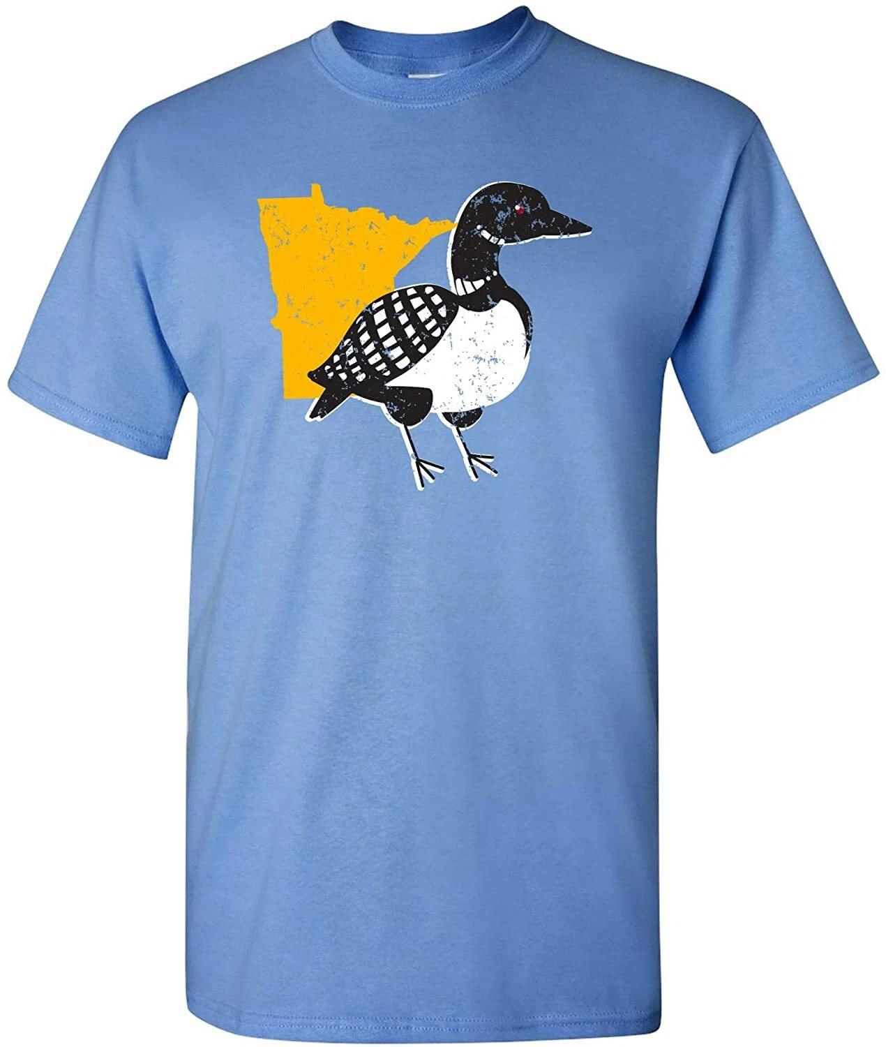 Minnesota State Bird - State Pride T Shirt - Carolina Blue 2XL