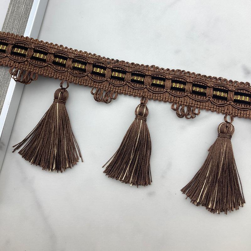 3/6M Europejski styl frędzle koronkowe wykończenia krawędzi DIY tkanina do szycia koronka wykończenie frędzle ubrania zasłony stół tapicerka wystrój akcesoria