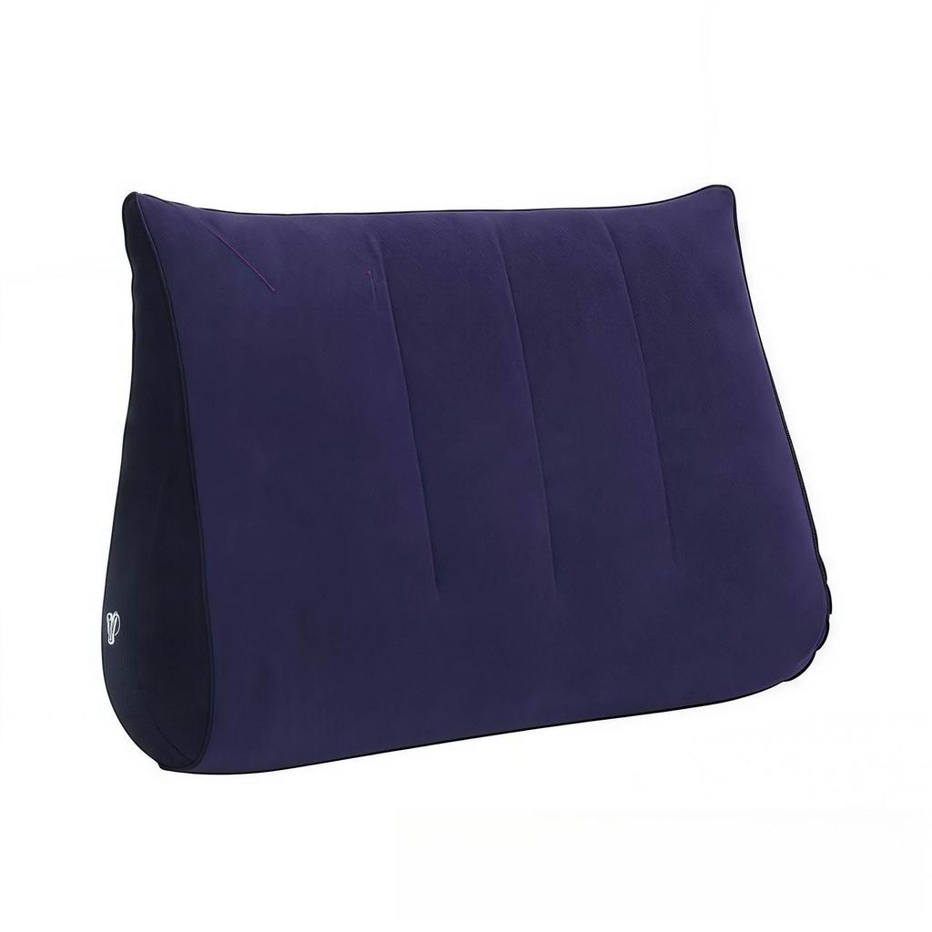 Inflatable PVC Triangle Cushion Plush Leg Pillow for Home and Outdoor Use