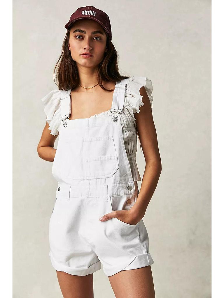 Women's Loose Multi-Pocket Overalls Jeans - European & American Style