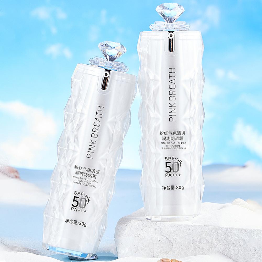 Sunscreen Spf50pa Facial Isolation Whitening Brightening Sun Sweat 1 Full Tone Body Protection K1D1