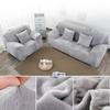 Stretch Velvet Couch Cover for Cushion Couch Covers Sofa Slipcovers with Non Skid Foam Elastic Bottom Furniture Protector