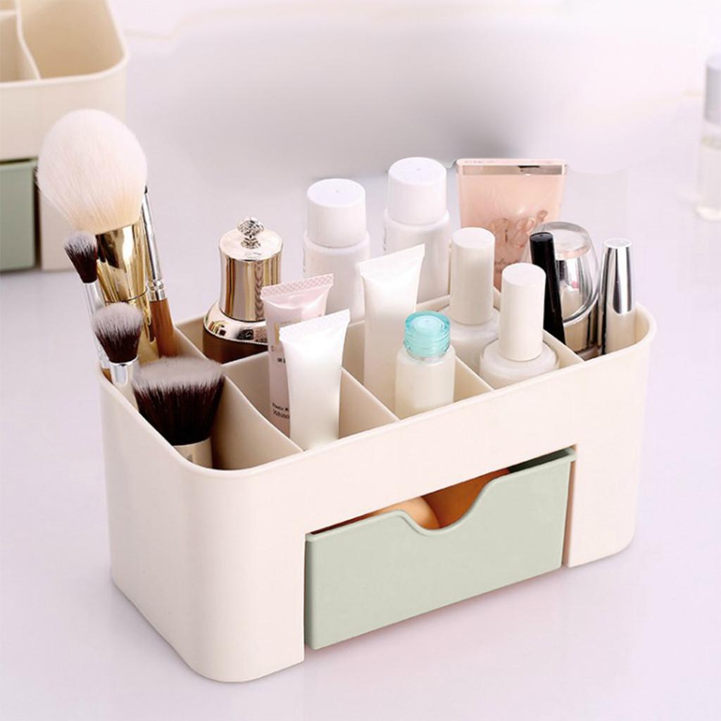 Storage box color stationery color storage box desktop finishing зелёный