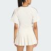 Adidas Originals Rouched Football Jersey V-Neck Slim Fit Short Sleeve Women tops KC9122