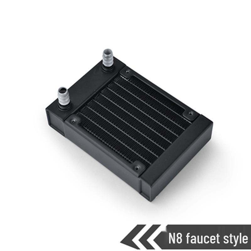 80-Row Pure Aluminum Water Cooling Radiator for ITX Cases and Mini Electric Motorcycles