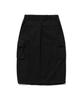 NICEGHOSTCLUB Cotton Midi Skirt_Black(Ng2Dffpa90A)