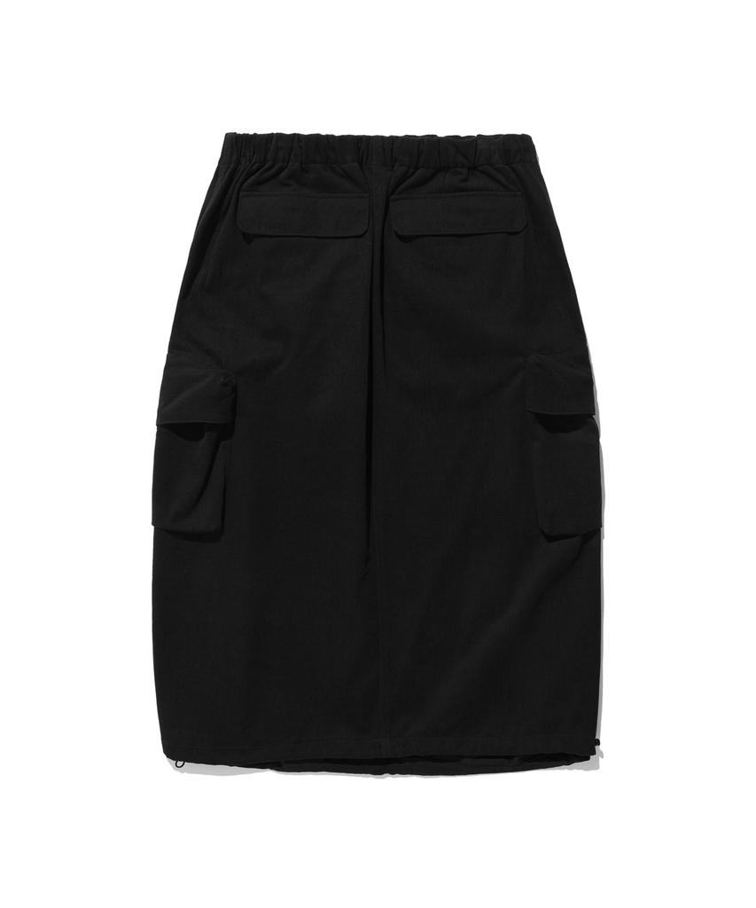 NICEGHOSTCLUB Cotton Midi Skirt_Black(Ng2Dffpa90A)