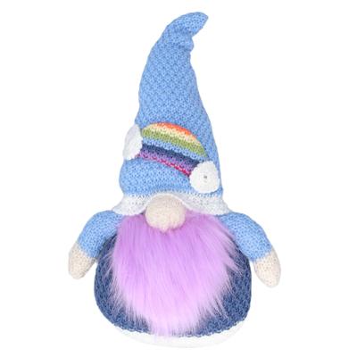 Zwerge Plüsch Stricken Glücksbringer Premium Stoff Weich Langlebig Bequem Stofftiere Zwerge