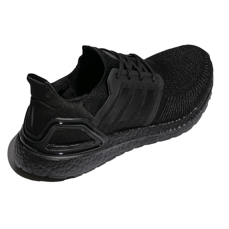 Adidas Unisexové tenisky UltraBoost 20 Triple Black Červeno-fluorescenční G55816