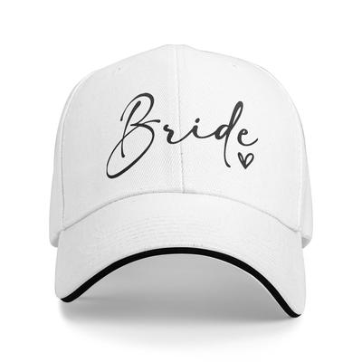 Hearts Bride Bachelorette Party Team Wedding Casual Baseball Cap Spring Trucker Hat Sun Visor Women Unisex Vintage Baseball Caps