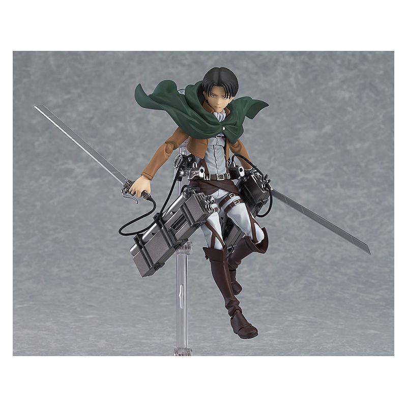 In Stock Original Maxfactory Figma Attack On Titan Levi No.213 Ackerman Attack On Titan Anime Action Collection Figures