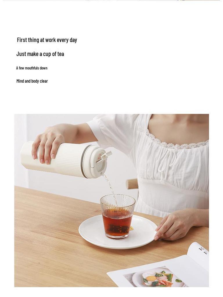 Japan SDRNKA Portabel Elektrisk Resevattenkokare - Vattenkokning och Uppvärmning Isolerad Kopp med Konstant Temperaturkontroll