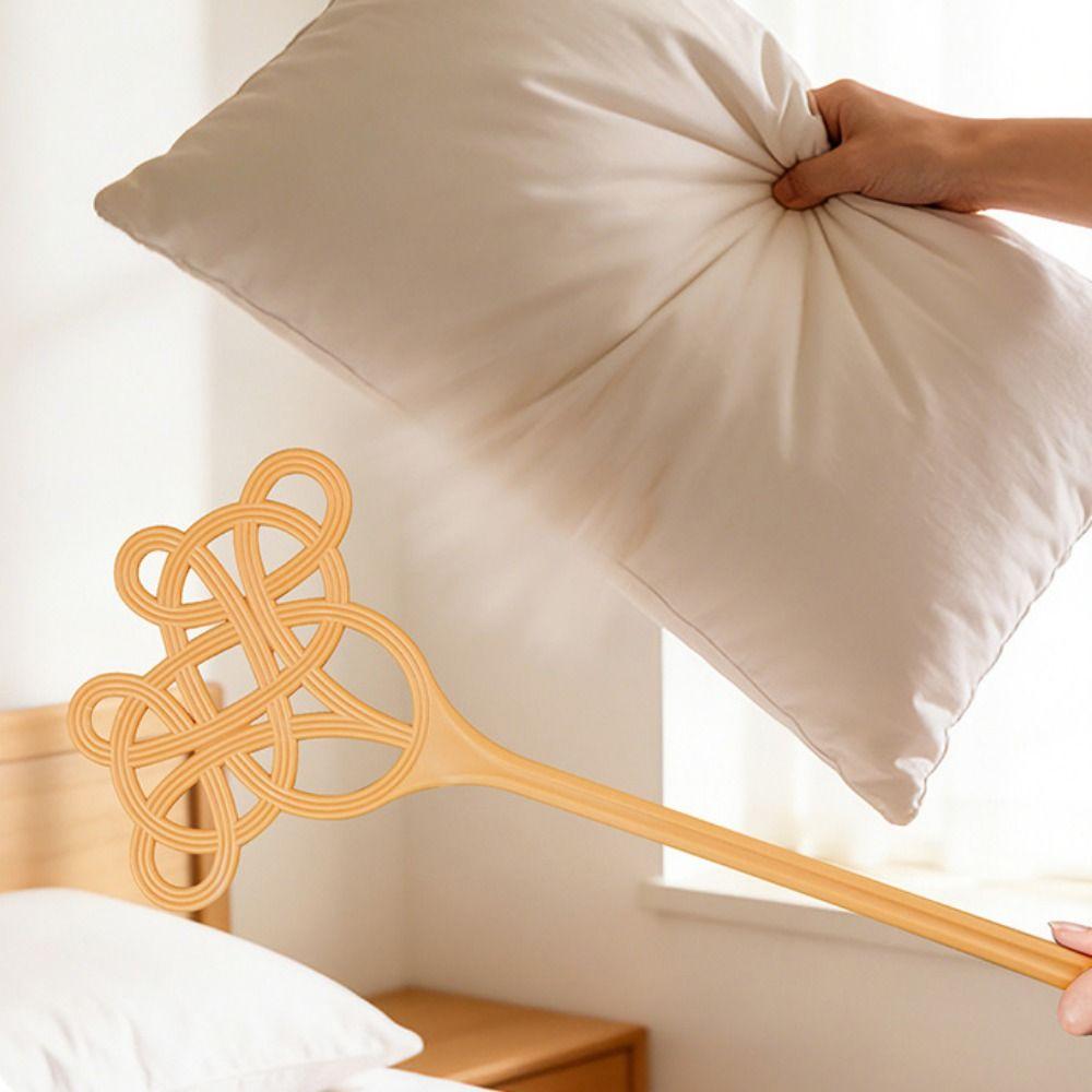 Long Handle Plastic Quilt Beater Lightweight Dust Beater Portable Carpet Beater  Jacket Cleaning