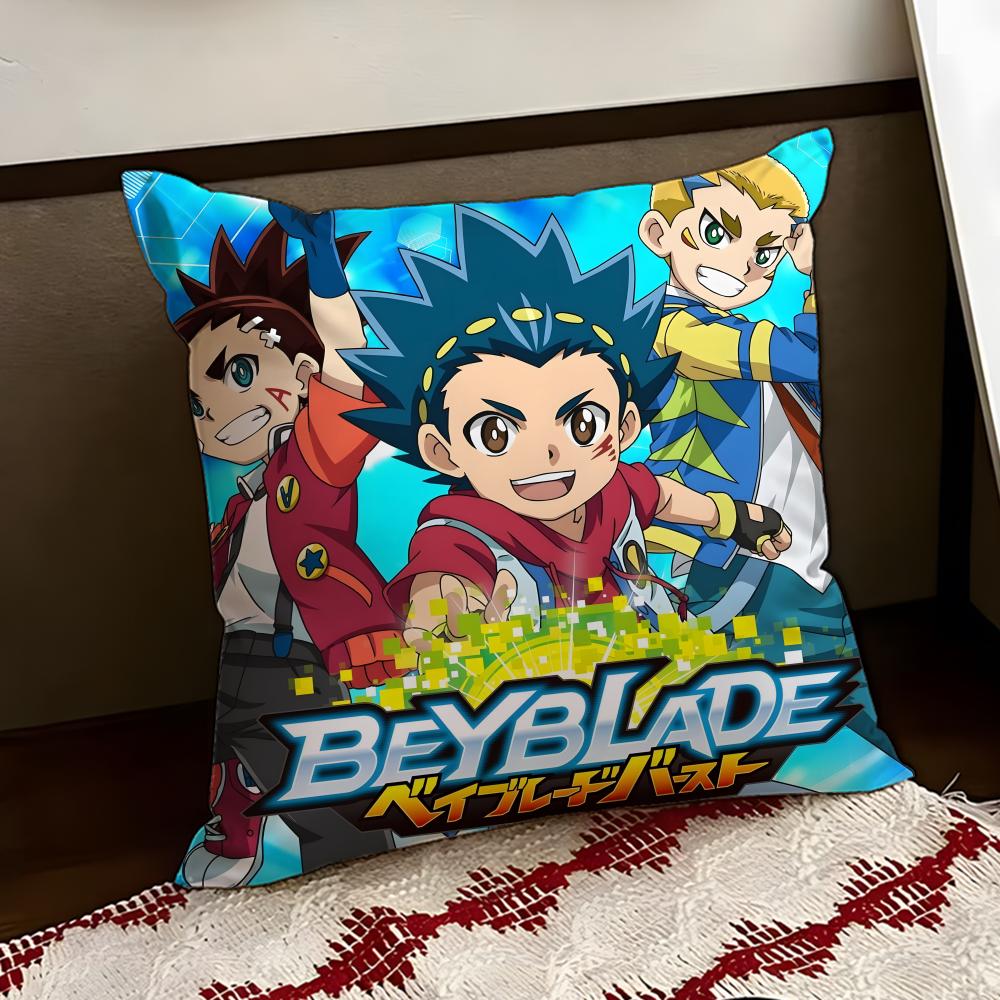 Anime BBeyblade Cartoon Cushion Cover Reversible Soft Durable Pillow Cover Home Car MultiScene Use for Daily Comfort