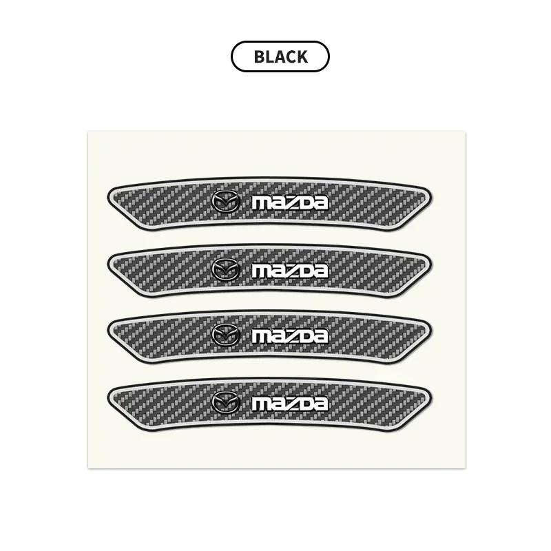 

Car Wheel Rim Sticker Hub Decoration Carbon Fibre Decals For Mazda 3 6 2 5 Axela Atenza Demio CX3 CX5 CX7 CX30 MX3 MX5 Speed MPE For Mazda