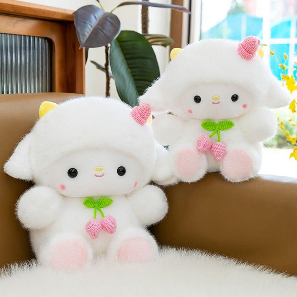 Fluffy Sheep Plush Doll Cartoon Animal Fluffty Doll Creative Lamb Plush Toy Home Decor