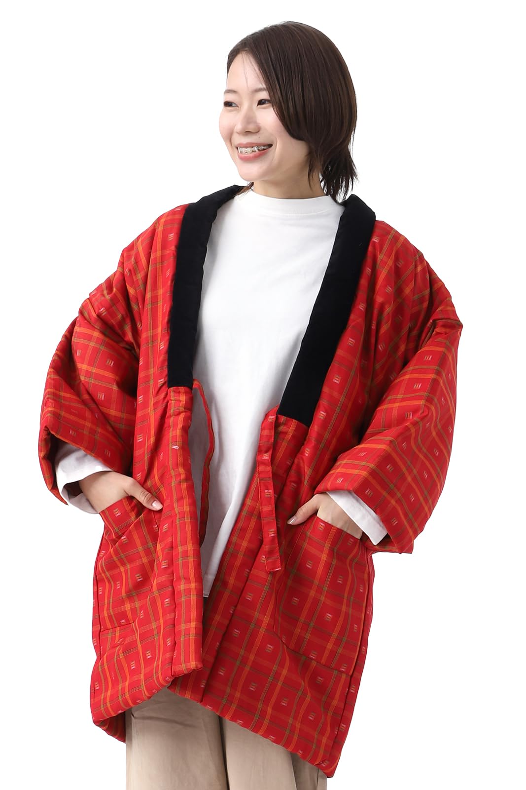 

[TAYU-TAFU] Women s Hanten (Japanese padded jacket) - Assorted Sizes - Warm, Large Size, Kurume Style, Winter Wear, Loungewear - Cute, Padded, Cotton
