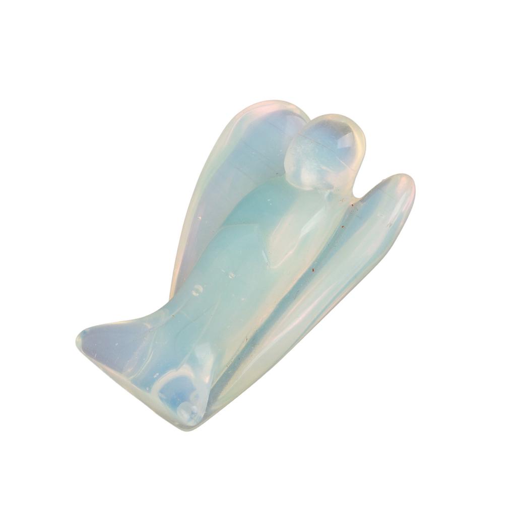 Natural Energy Charged Guardian Angel Shape Crystal Healing Stone Gift