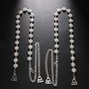 Rhinestones Bra Strap Invisible Shoulder Straps Adjustable Anti-Slip Bra Belt for Women Girls Crystal Shoulder Chain