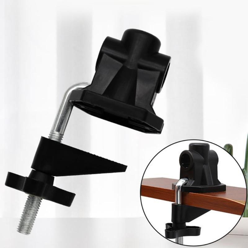 5Pcs Replacement Desk Clamp Desktop Lamp Clamp Metal Mounting Table Clamp Non-Slip C Clamp for Desk Lamp Microphone