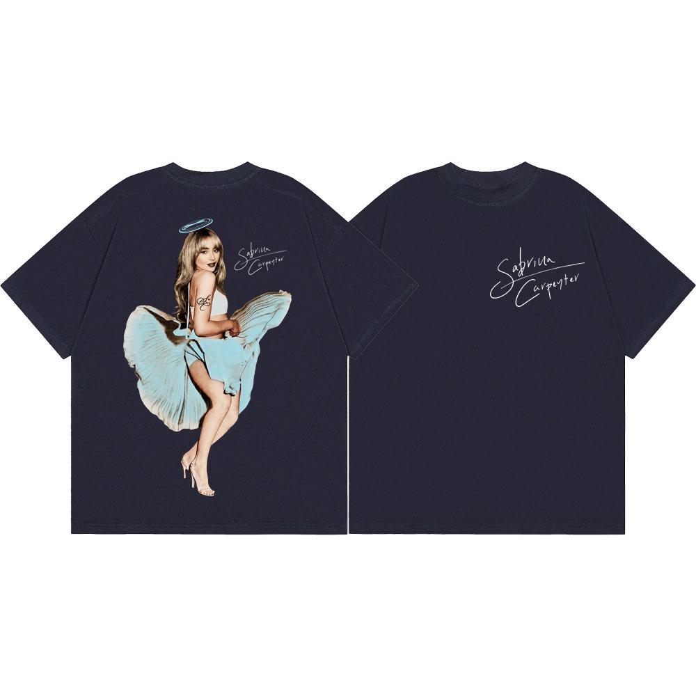 Singer Sabrina Carpenter Graphic T Shirts Men Women Clothing Fashion Aesthetic T-shirts Summer Casual Loose Short Sleeve T-shirt