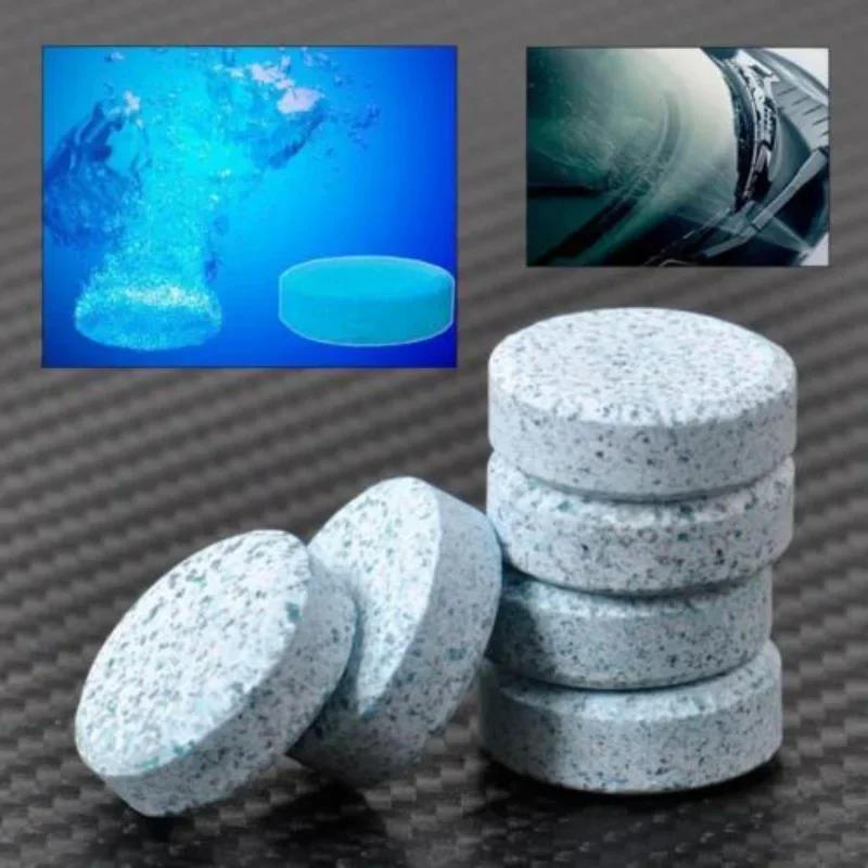 50pcs Super Concentrated Heavy Duty Foam Cleaning Tablets  Powerful Streak-Free Formula for Car Windshields Windows and Glass