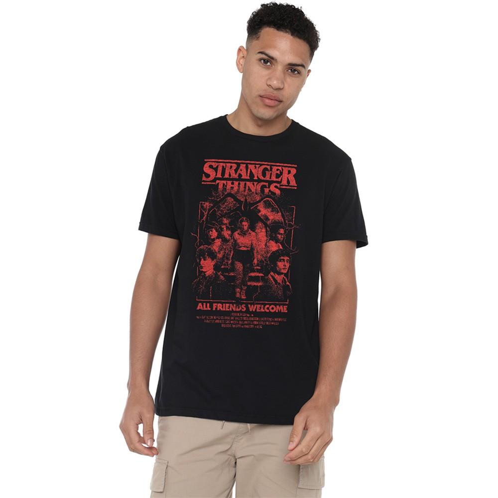 Stranger Things Mindflayer Group Horror Movie Poster Unisex T-Shirt S-5XL Black XXXXL