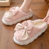 Velcro bag and cotton slippers women's autumn and winter indoor home non-slip pregnant women's warm confinement shoes cotton shoes can be worn outside