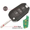 Jingyuqin Flip Remote Smart Car Key For Citroen C3 C4 Cactus Hella For Peugeot 208 301 508 5008 Expert 434MHZ ID46 PCF7941A Chip
