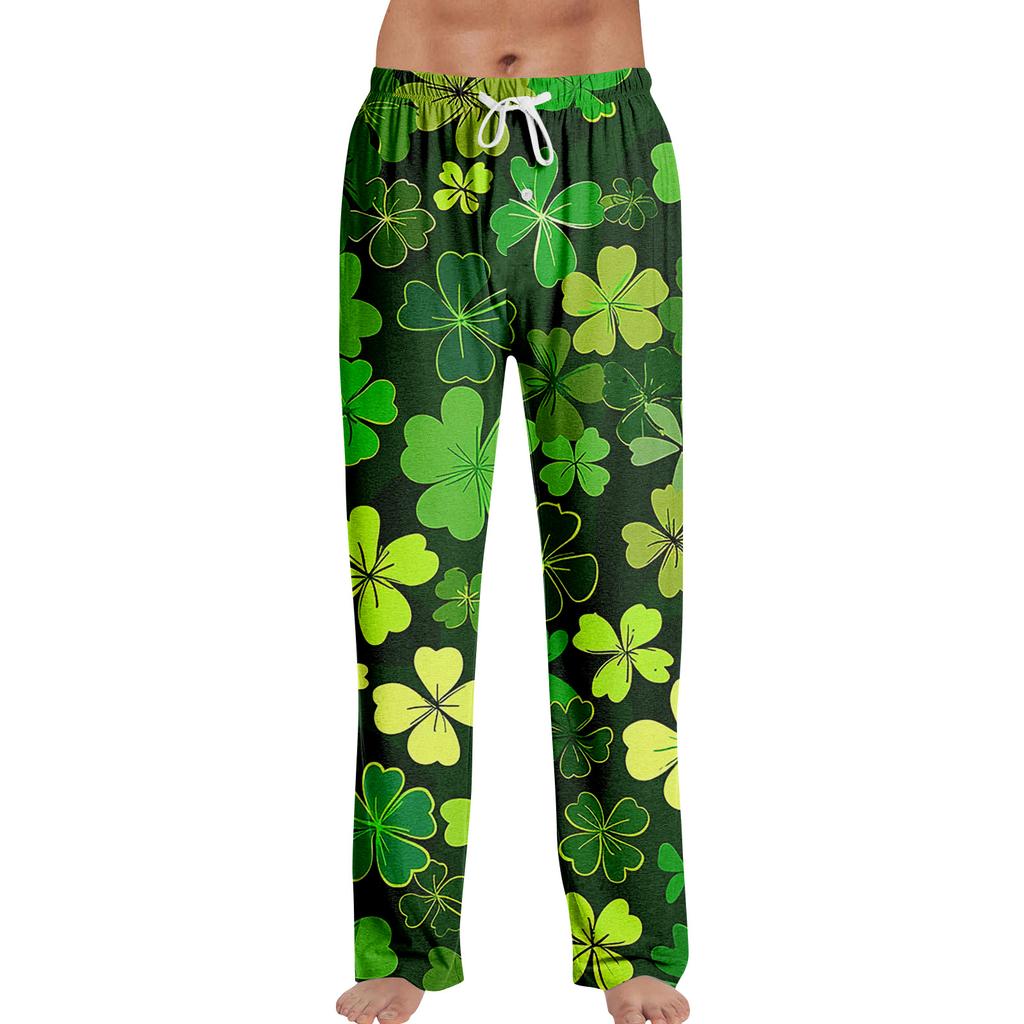 Men's St. Patrick's Day Print Home Sleep Pants