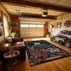 250th American Anniversary Indoor Workshop Carpet Decoration Lounge Sofa Area Non-slip Plush Rug Living Room Short Velvet Mats