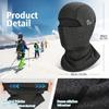 1PC Men's and Women's Winter Warm Cycling Skiing Headgear Cycling Fleece Cap Helmet Lined Full Face Cold Mask Outdoor Face Covering Scarf