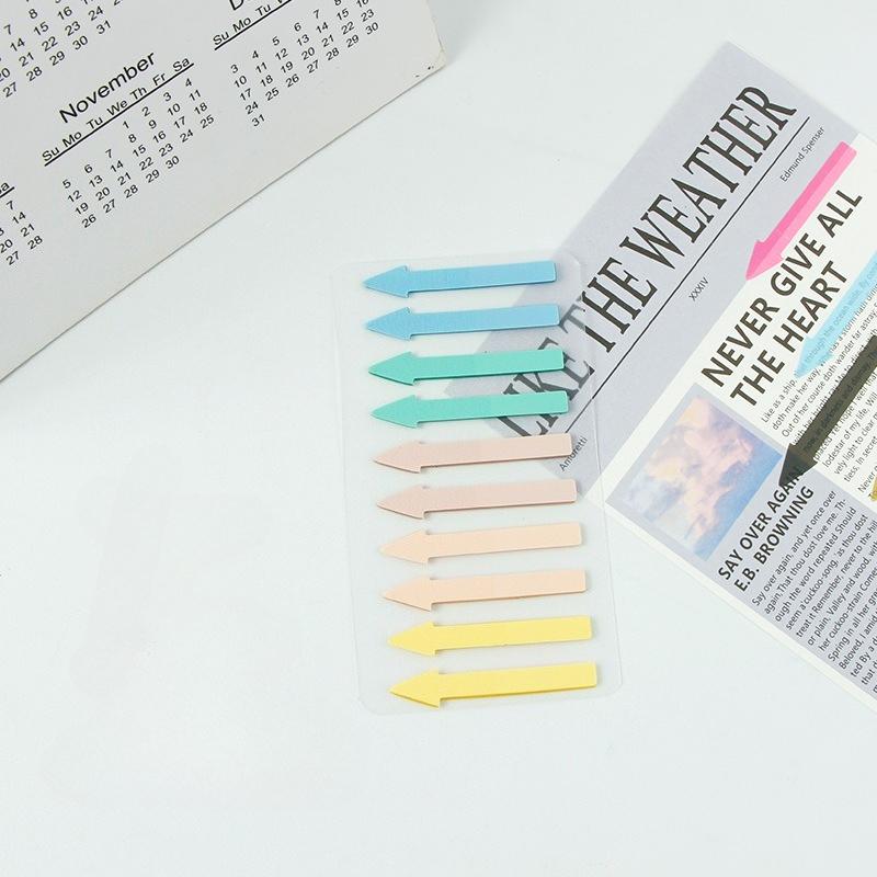 1Set of Gradient Color Arrow Index Labels for Student Notes, Highlighting, and Note Returns