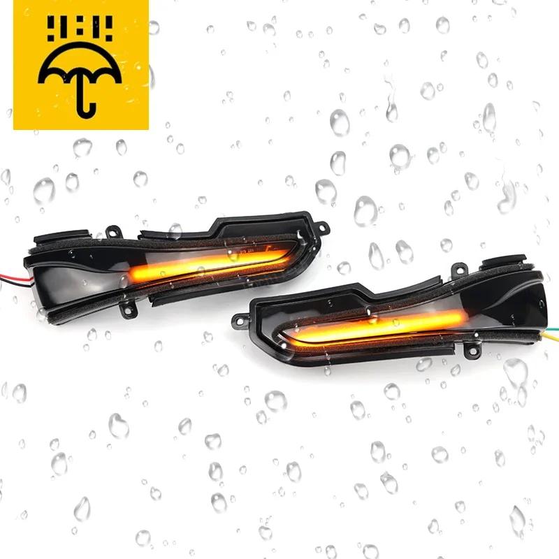 2pcs Flowing Mirror Dynamic LED Turn Signal Light Car Styling For Infiniti Q30 Q50 Q60 Q70 QX30 QX50 QX60 QX70 Skyline