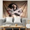 Loreen Print Tapestry, Backdrop, Easy Setup, Ideal for Bedroom, Office & Living Room, with Aesthetic Wall Hanging Decor.