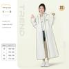 Electric Vehicle-Specific Raincoat, Long Full-Body Storm-Proof Raincoat for Women, One-Piece Adult Outerwear, Thickened Large Single-Person Rain