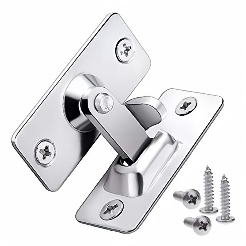 90 Degree Door Lock Flip Latch,304 Stainless Steel Door Lock Bolt Latches,Safety Doors Buckles,Rigth Angle Locking Door Hasp