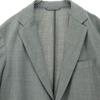 DESCENTE Long sleeve tailored jacket M gray Men's Used
