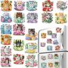 20Pcs Animal DIY Magnetic Diamond Art Decor Diamond Art Stickers Refrigerator Painting Kits for Adults DIY Home Decors